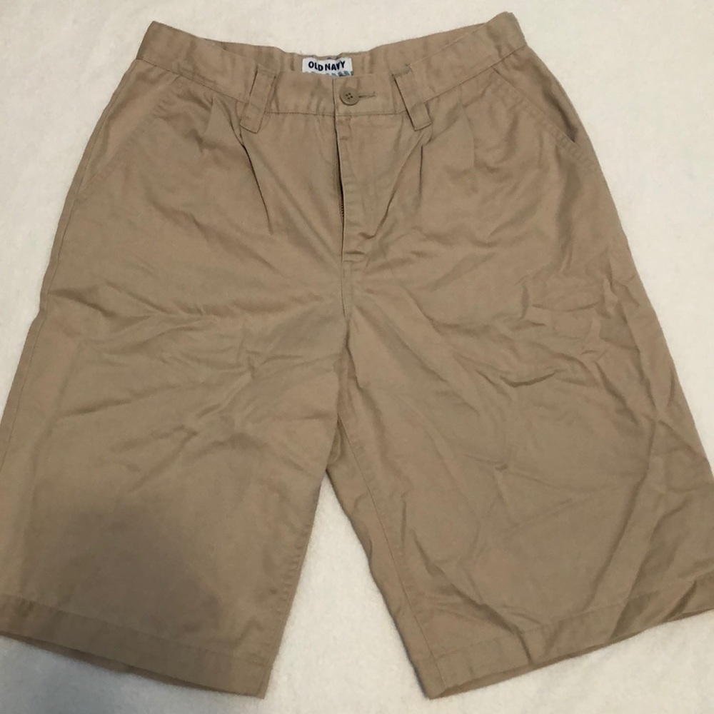 Boys Khaki Old Navy Shorts-Husky